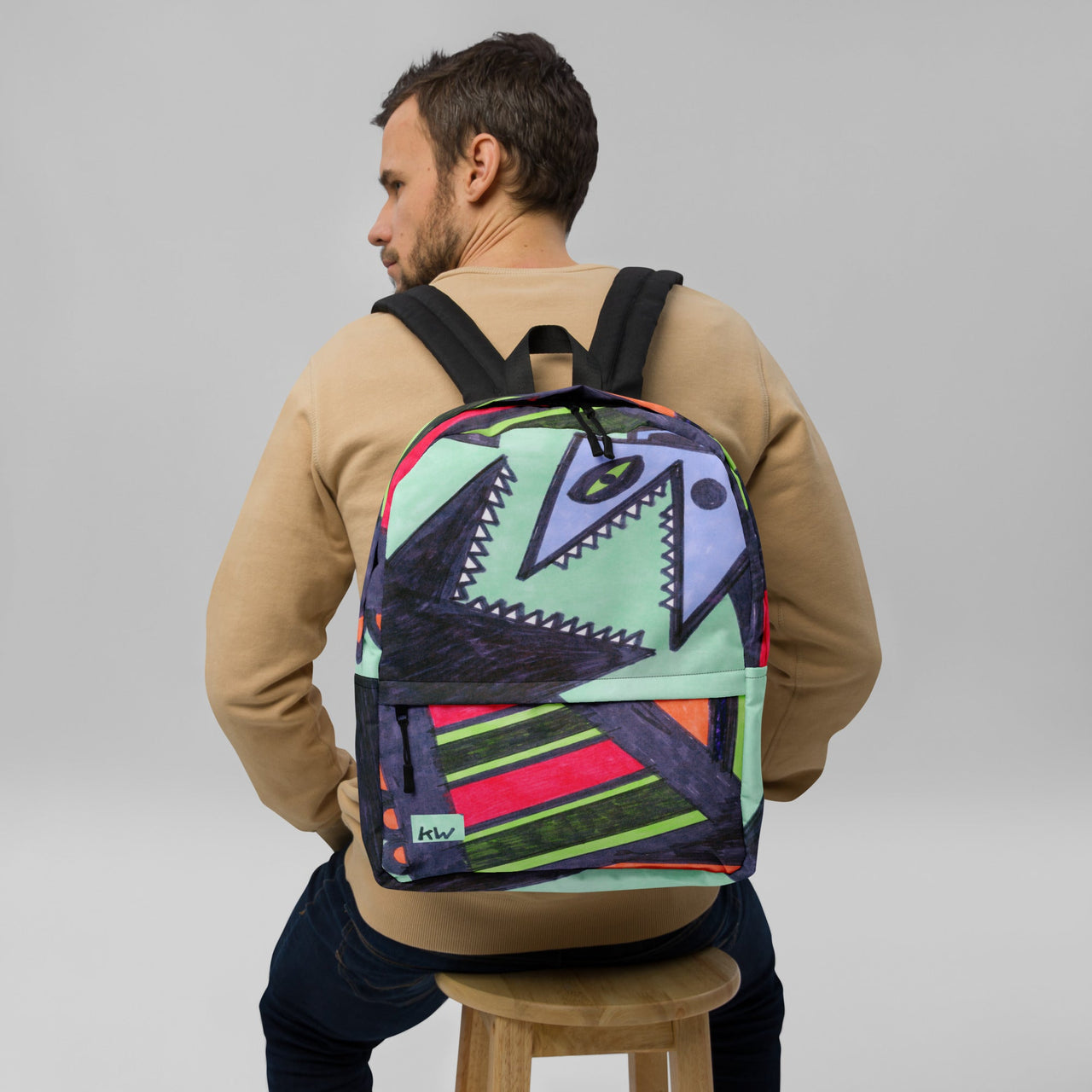 KW Gallery Art Traveler Backpack 20🎨🖼️ - Winter Sunshine Marketplace