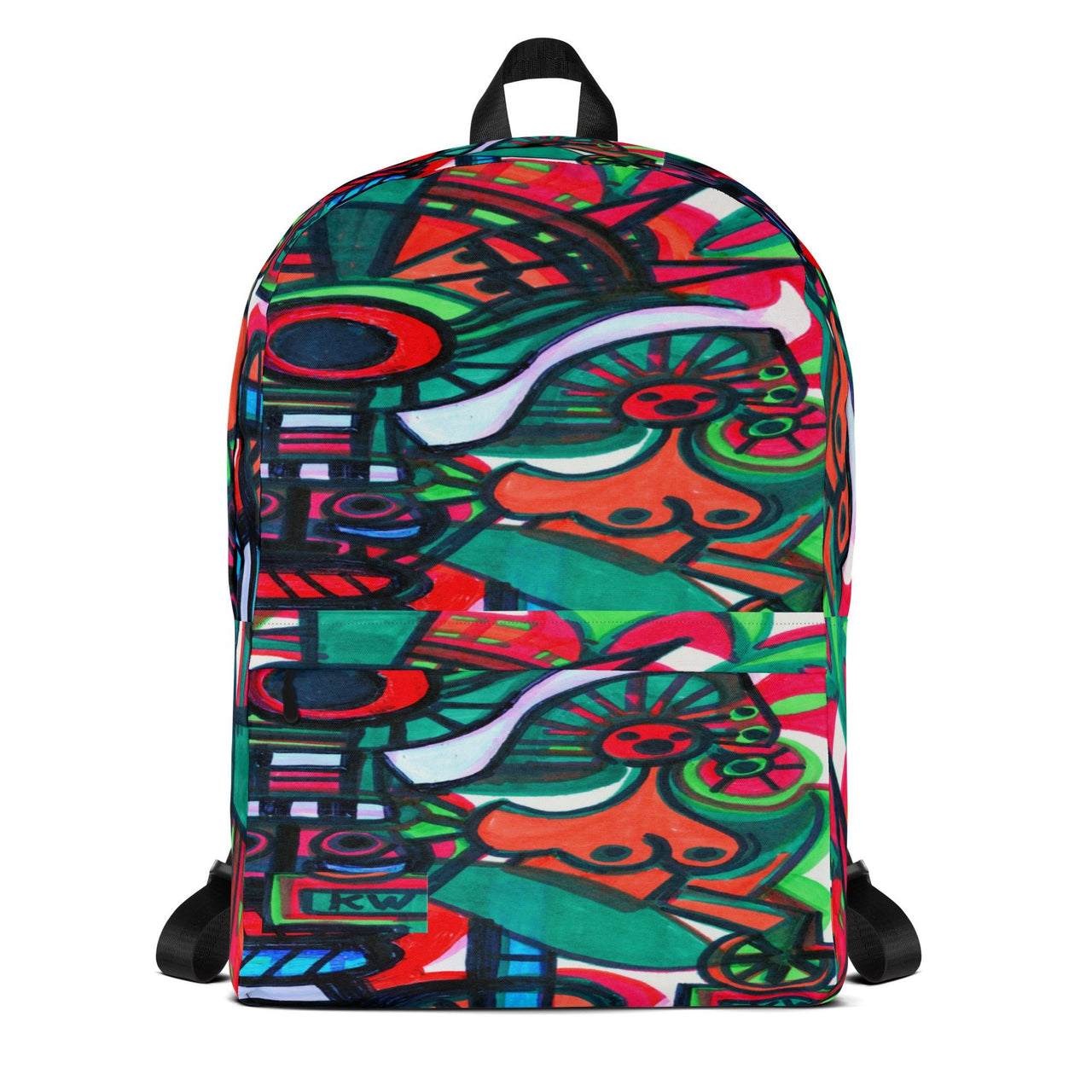 KW Gallery Art Traveler Backpack 21🎨🖼️ - Winter Sunshine Marketplace