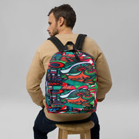 KW Gallery Art Traveler Backpack 21🎨🖼️ - Winter Sunshine Marketplace