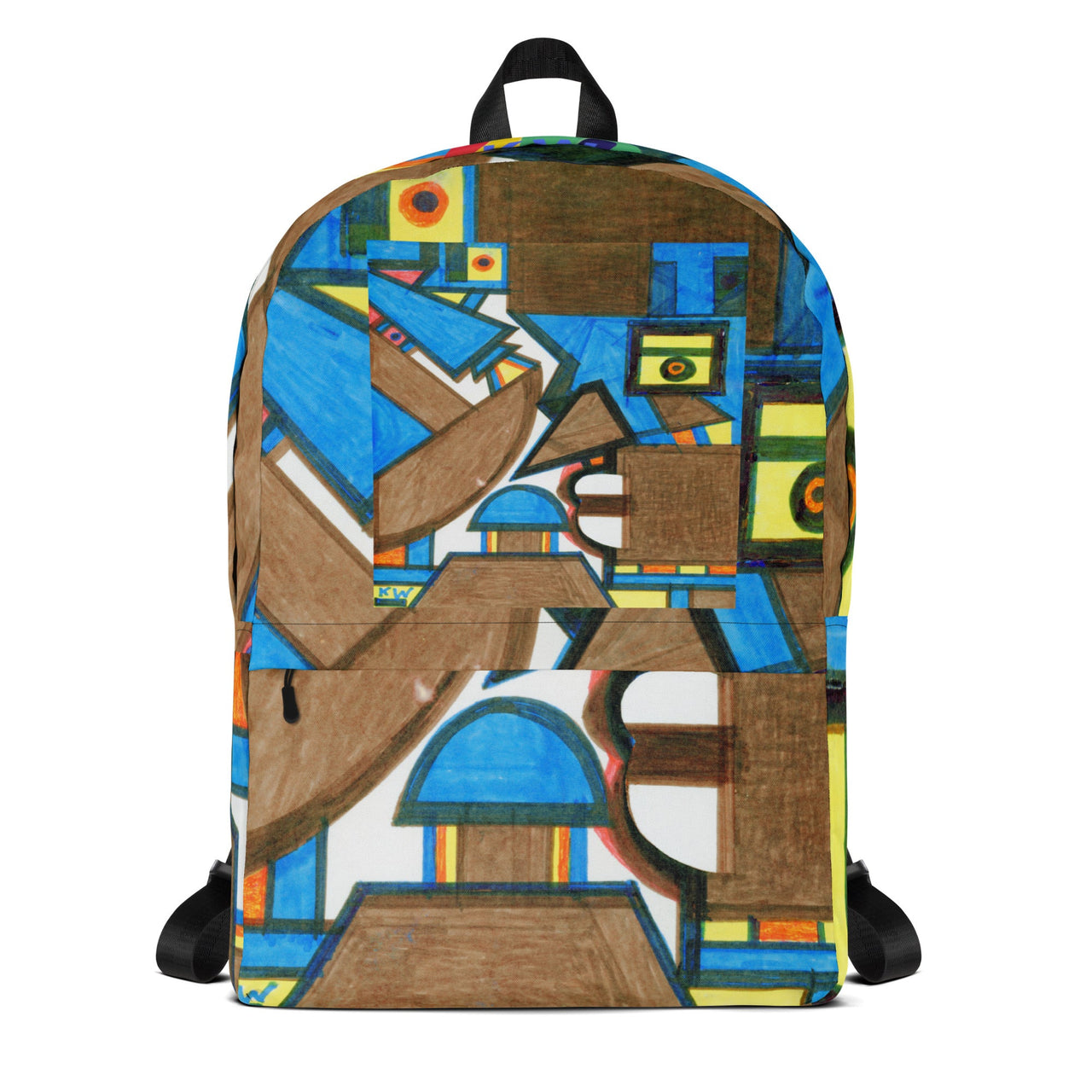 KW Gallery Art Traveler Backpack 23🎨🖼️ - Winter Sunshine Marketplace