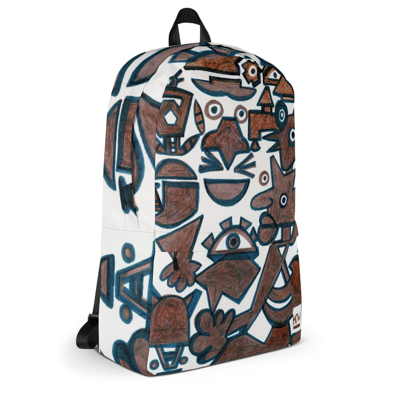 KW Gallery Art Traveler Backpack 24🎨🖼️ - Winter Sunshine Marketplace