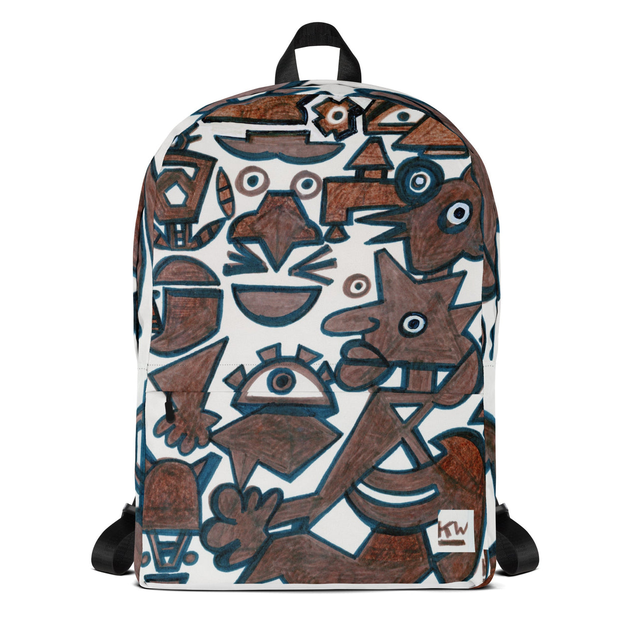 KW Gallery Art Traveler Backpack 24🎨🖼️ - Winter Sunshine Marketplace