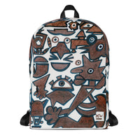 KW Gallery Art Traveler Backpack 24🎨🖼️ - Winter Sunshine Marketplace