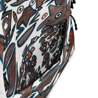 KW Gallery Art Traveler Backpack 24🎨🖼️ - Winter Sunshine Marketplace