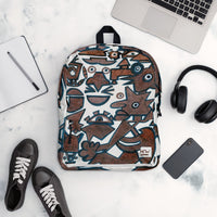 KW Gallery Art Traveler Backpack 24🎨🖼️ - Winter Sunshine Marketplace