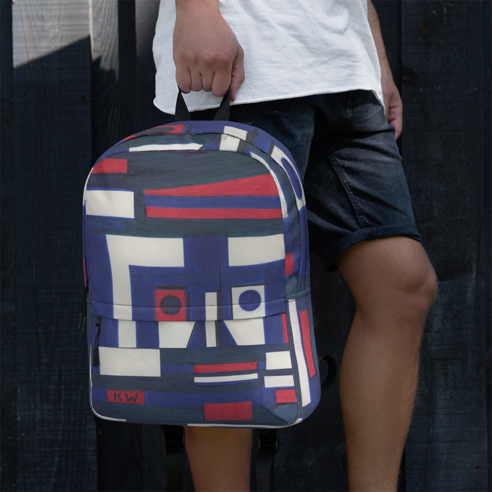 KW Gallery Art Traveler Backpack 27🎨🖼️ - Winter Sunshine Marketplace