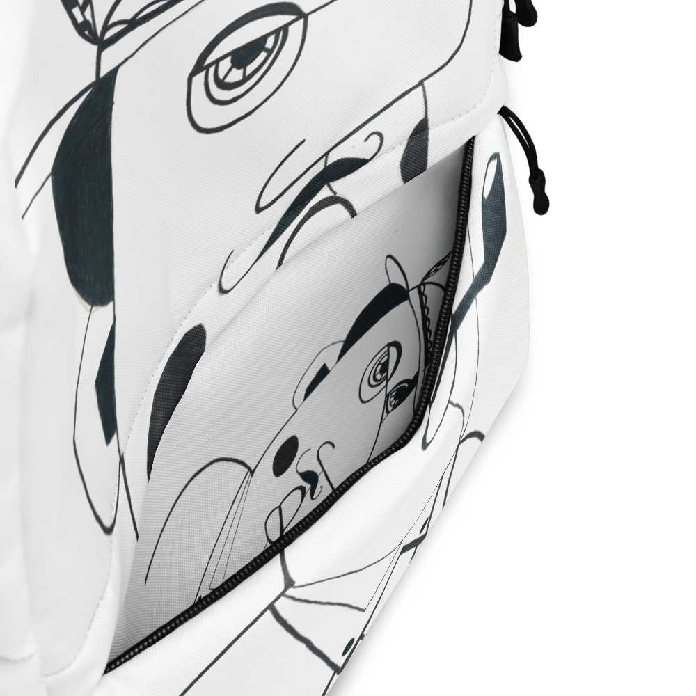 KW Gallery Art Traveler Backpack 3🎨🖼️ - Winter Sunshine Marketplace