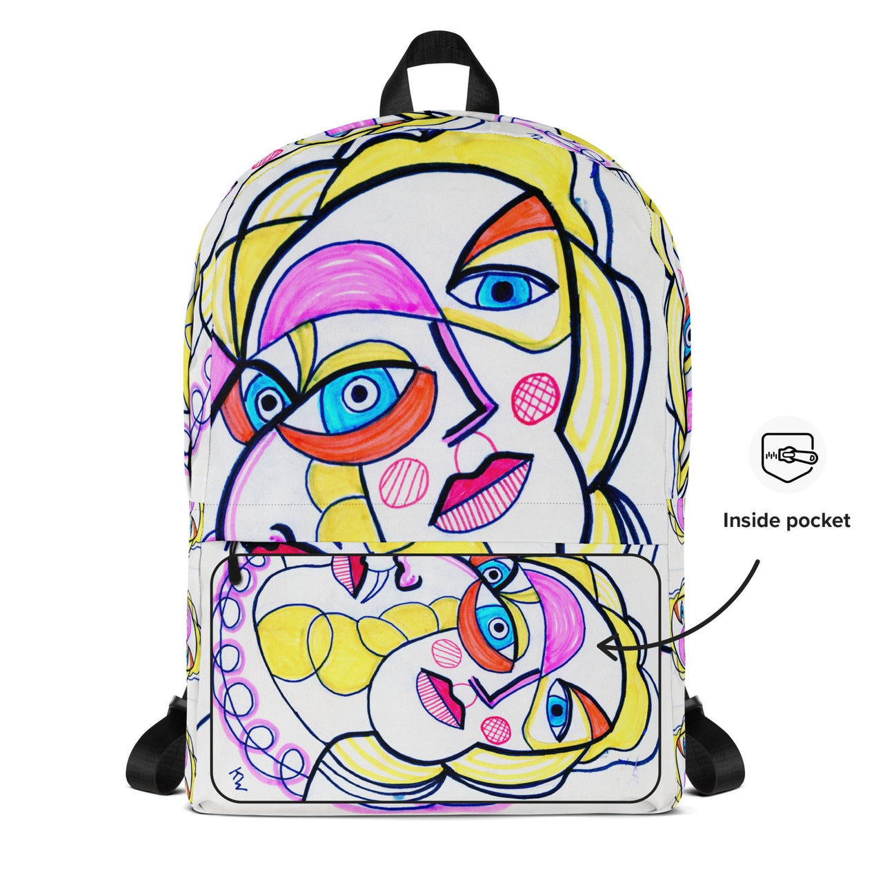 KW Gallery Art Traveler Backpack 33🎨🖼️ - Winter Sunshine Marketplace