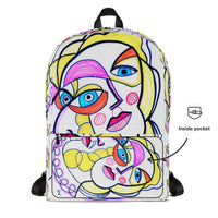 KW Gallery Art Traveler Backpack 33🎨🖼️ - Winter Sunshine Marketplace