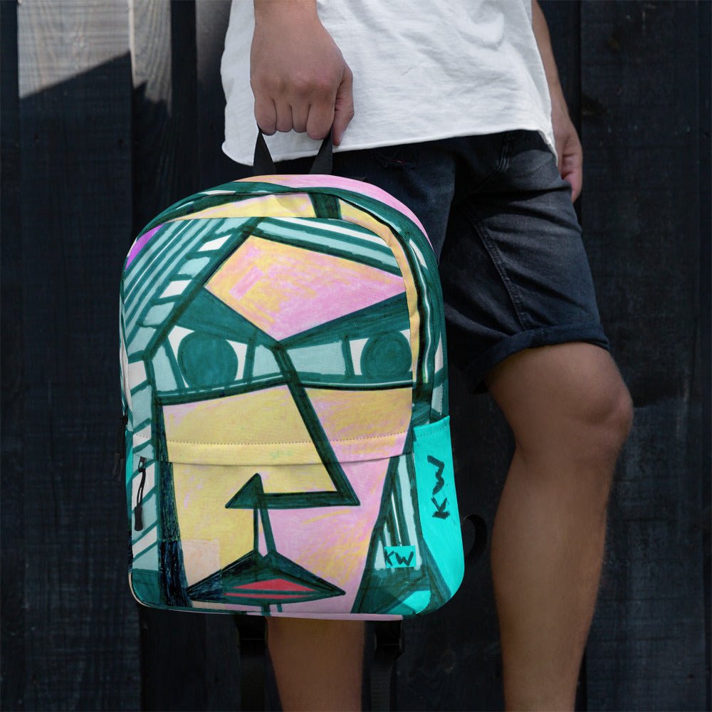 KW Gallery Art Traveler Backpack 34🎨🖼️ - Winter Sunshine Marketplace
