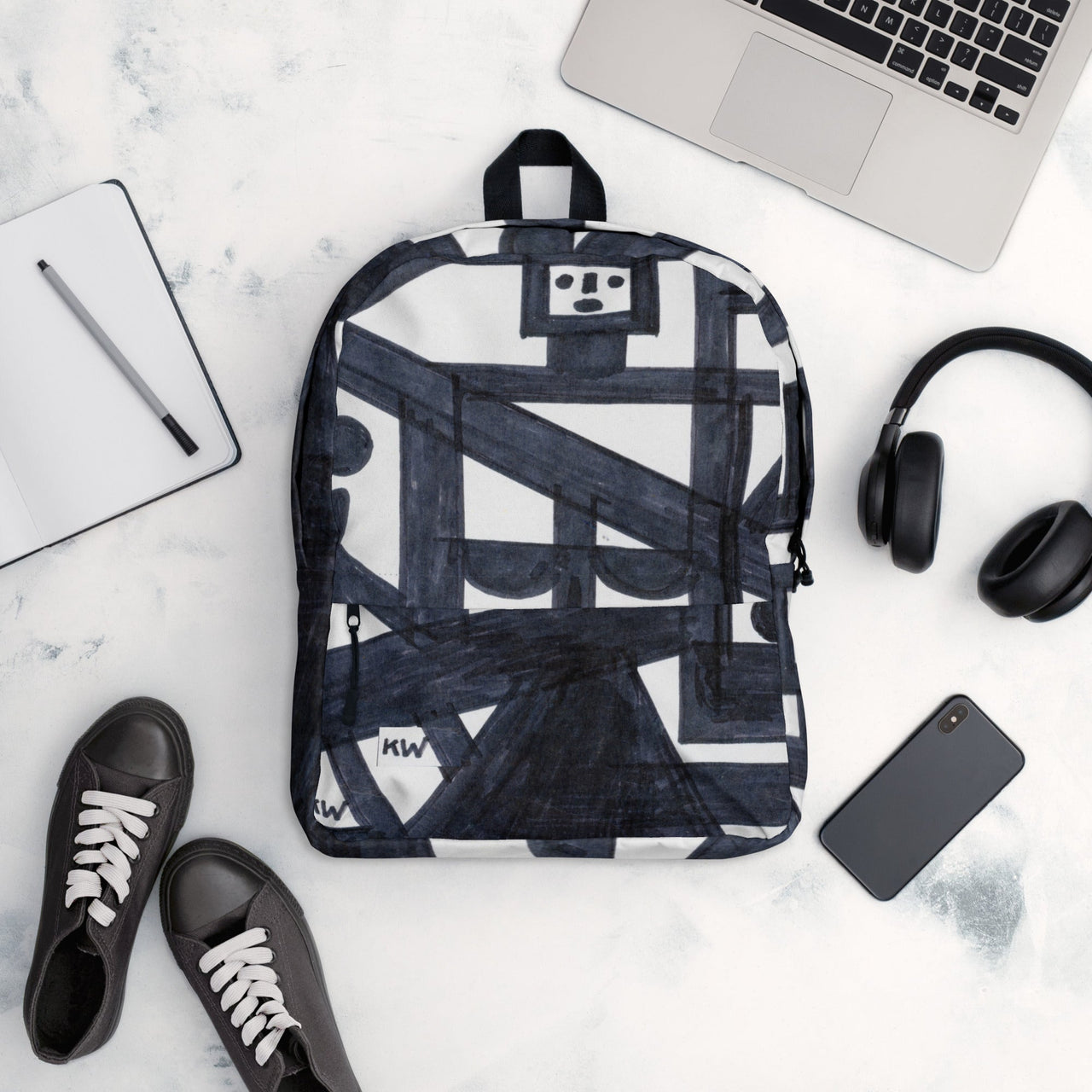 KW Gallery Art Traveler Backpack 35🎨🖼️ - Winter Sunshine Marketplace