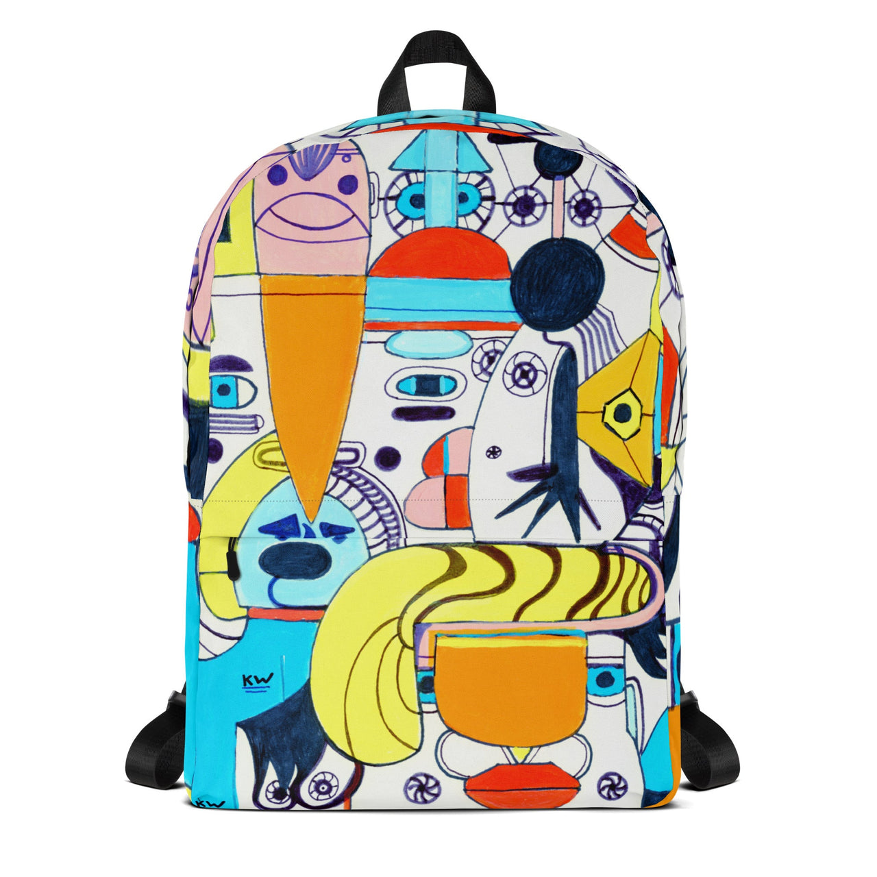 KW Gallery Art Traveler Backpack 37🎨🖼️ - Winter Sunshine Marketplace