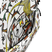 KW Gallery Art Traveler Backpack 4🎨🖼️ - Winter Sunshine Marketplace