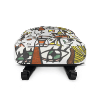 KW Gallery Art Traveler Backpack 4🎨🖼️ - Winter Sunshine Marketplace