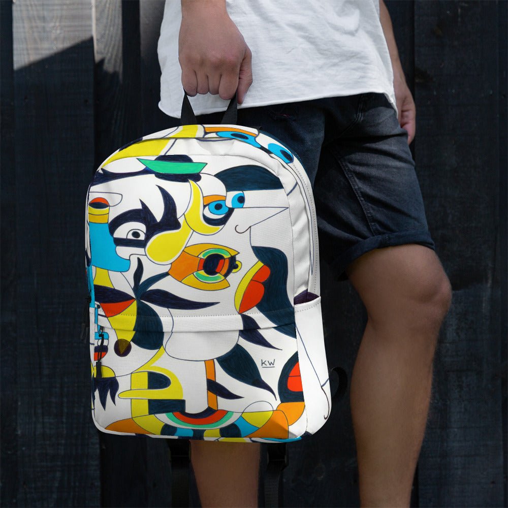 KW Gallery Art Traveler Backpack 43🎨🖼️ - Winter Sunshine Marketplace