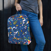 KW Gallery Art Traveler Backpack 5🎨🖼️ - Winter Sunshine Marketplace