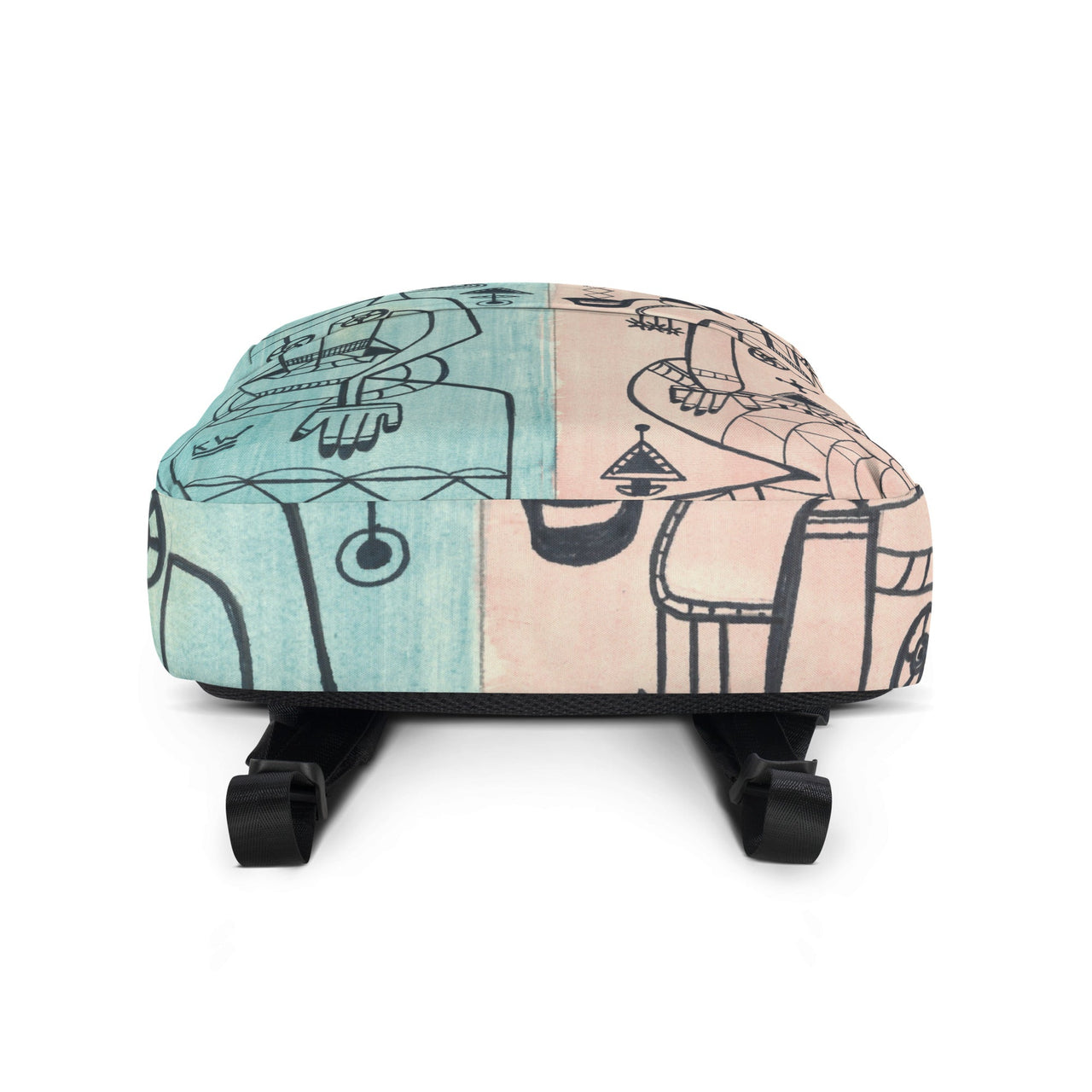 KW Gallery Art Traveler Backpack 6🎨🖼️ - Winter Sunshine Marketplace