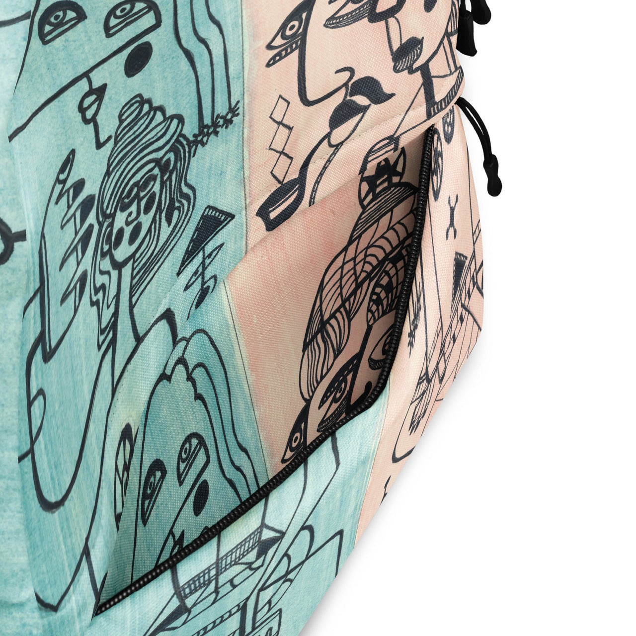 KW Gallery Art Traveler Backpack 6🎨🖼️ - Winter Sunshine Marketplace