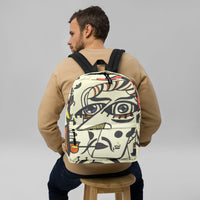 KW Gallery Art Traveler Backpack 8🎨🖼️ - Winter Sunshine Marketplace