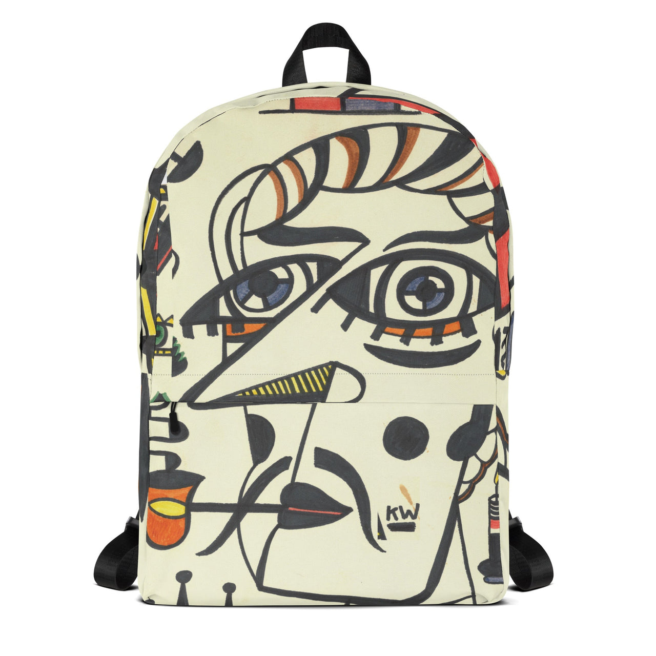 KW Gallery Art Traveler Backpack 8🎨🖼️ - Winter Sunshine Marketplace