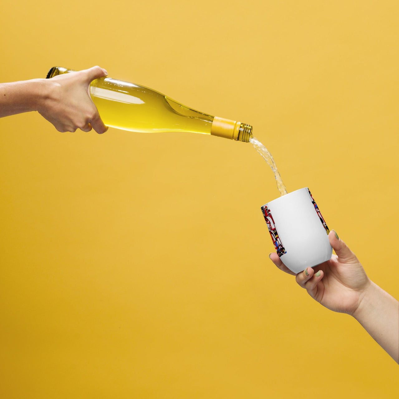 KW Gallery Art & Wine Tumbler 11 - Winter Sunshine Marketplace