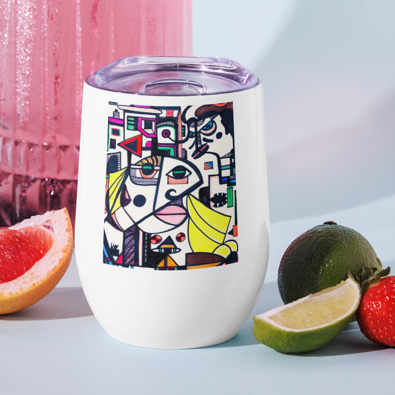 KW Gallery Art & Wine Tumbler 13 - Winter Sunshine Marketplace