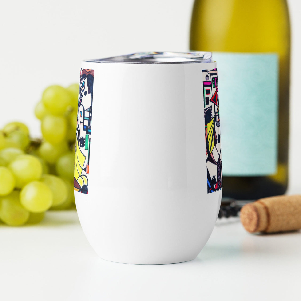 KW Gallery Art & Wine Tumbler 13 - Winter Sunshine Marketplace