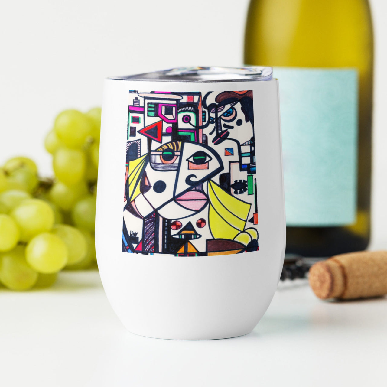 KW Gallery Art & Wine Tumbler 13 - Winter Sunshine Marketplace