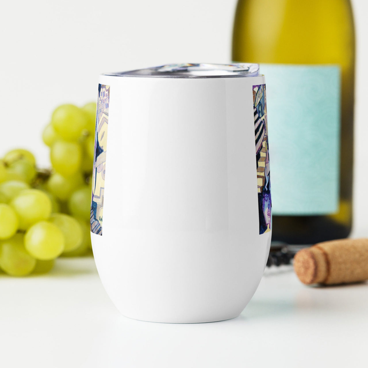 KW Gallery Art & Wine Tumbler 16 - Winter Sunshine Marketplace