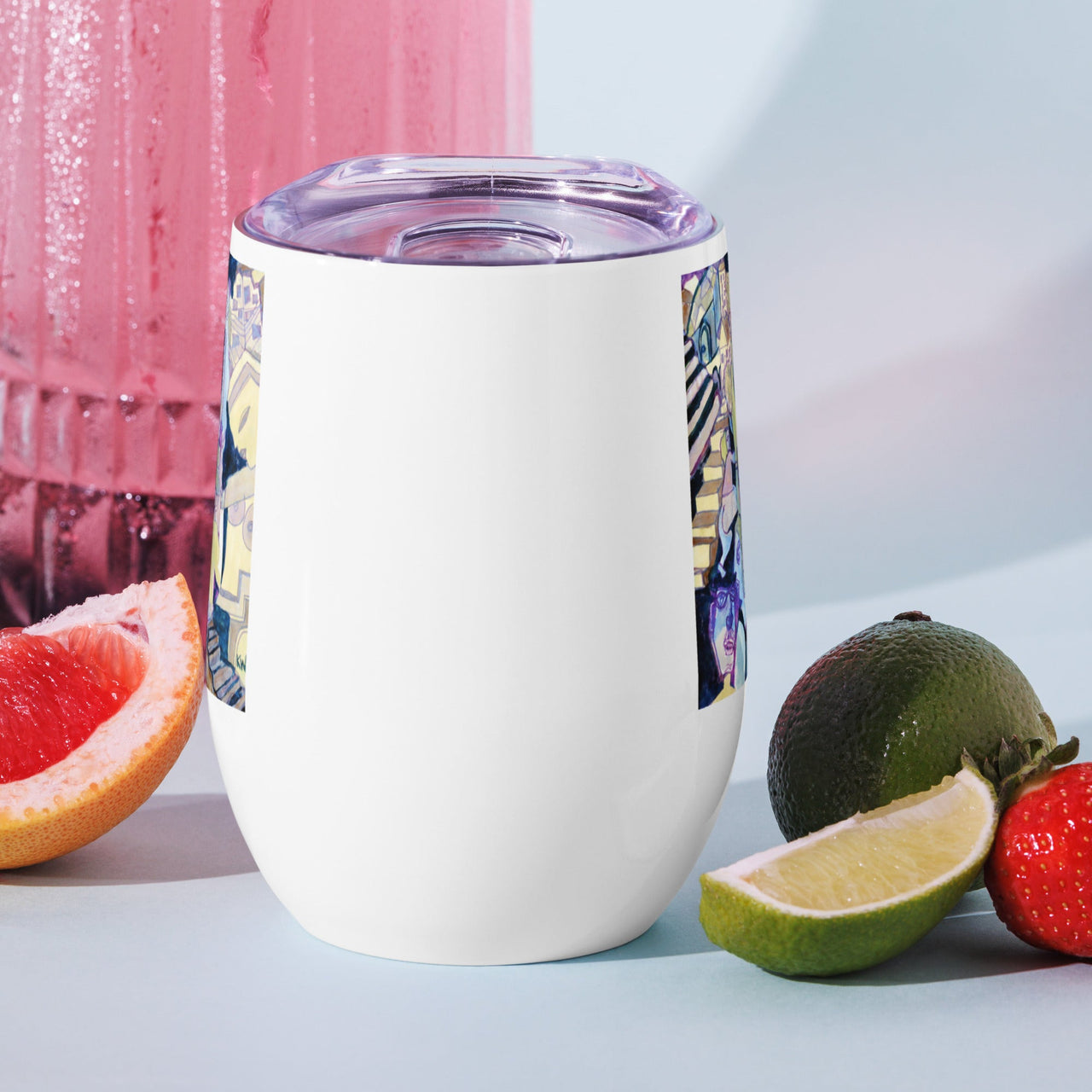 KW Gallery Art & Wine Tumbler 16 - Winter Sunshine Marketplace