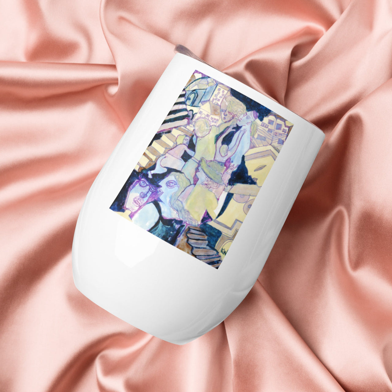 KW Gallery Art & Wine Tumbler 16 - Winter Sunshine Marketplace