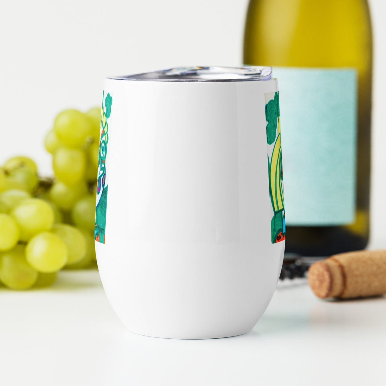 KW Gallery Art & Wine Tumbler 17 - Winter Sunshine Marketplace