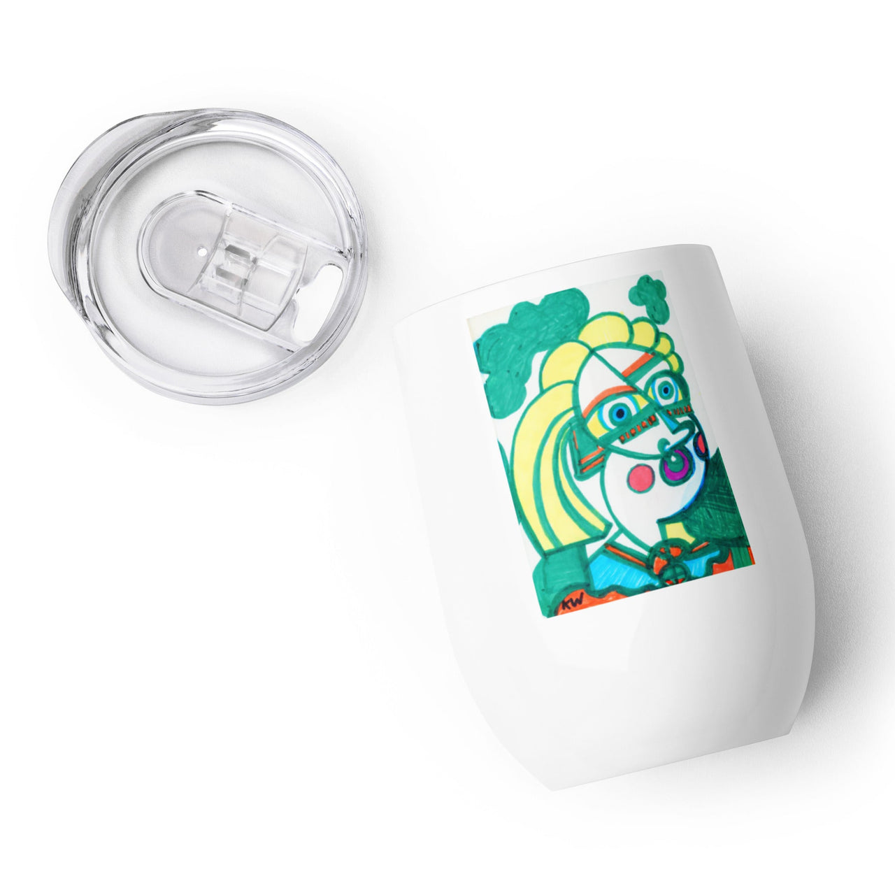 KW Gallery Art & Wine Tumbler 17 - Winter Sunshine Marketplace