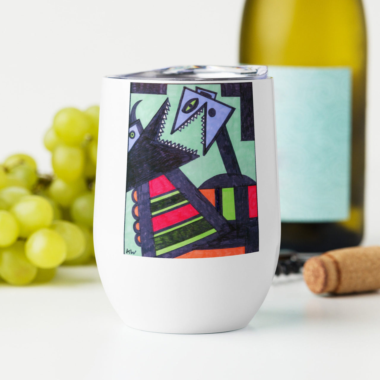 KW Gallery Art & Wine Tumbler 20 - Winter Sunshine Marketplace