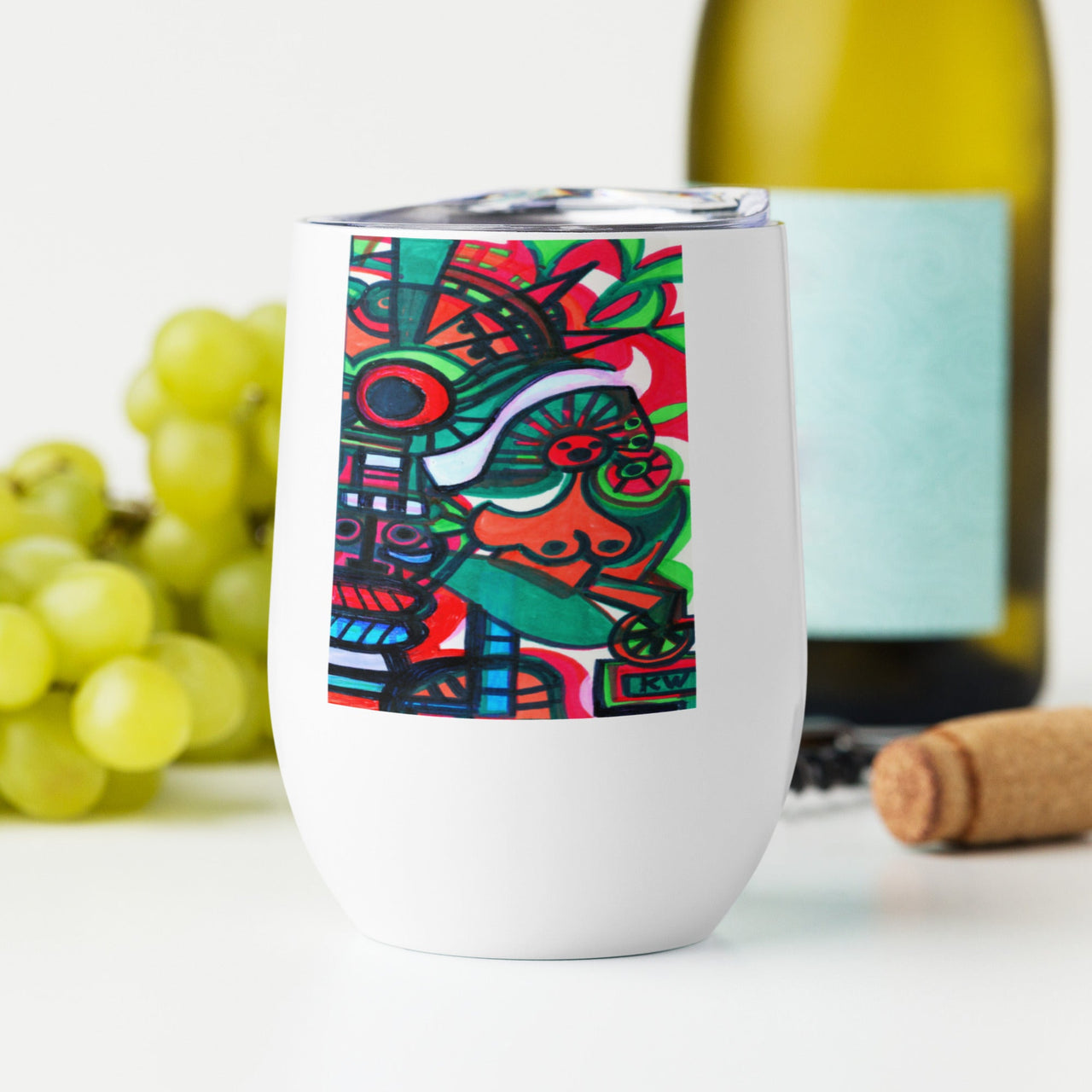 KW Gallery Art & Wine Tumbler 21 - Winter Sunshine Marketplace