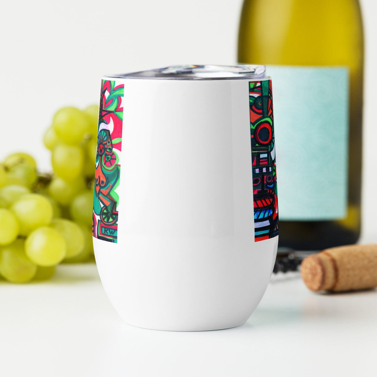 KW Gallery Art & Wine Tumbler 21 - Winter Sunshine Marketplace