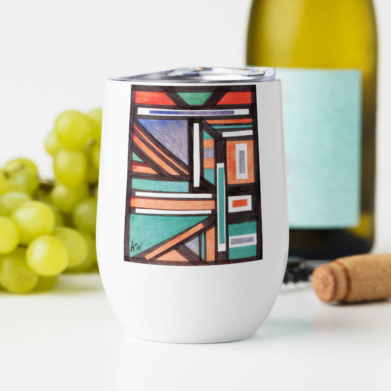 KW Gallery Art & Wine Tumbler 22 - Winter Sunshine Marketplace