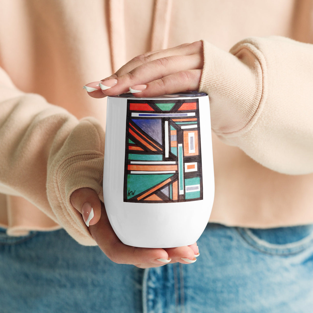 KW Gallery Art & Wine Tumbler 22 - Winter Sunshine Marketplace