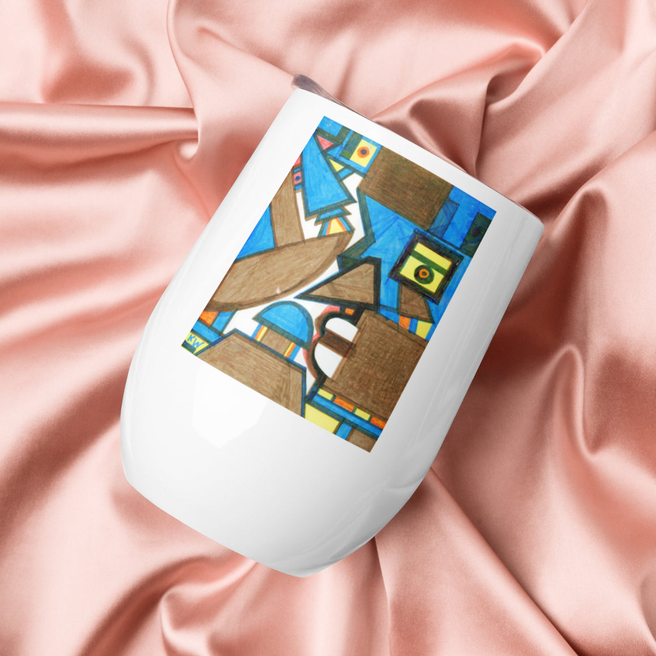 KW Gallery Art & Wine Tumbler 23 - Winter Sunshine Marketplace