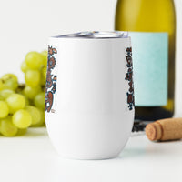 KW Gallery Art & Wine Tumbler 24 - Winter Sunshine Marketplace