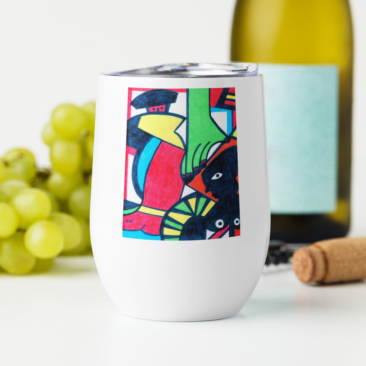 KW Gallery Art & Wine Tumbler 25 - Winter Sunshine Marketplace
