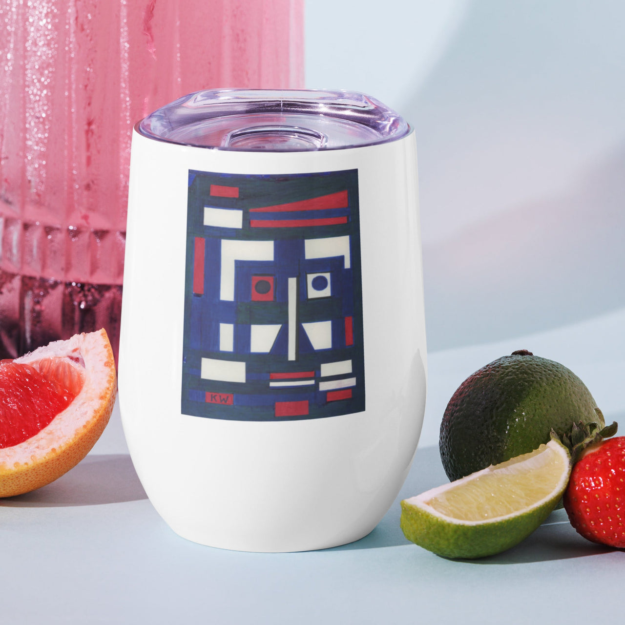 KW Gallery Art & Wine Tumbler 27 - Winter Sunshine Marketplace