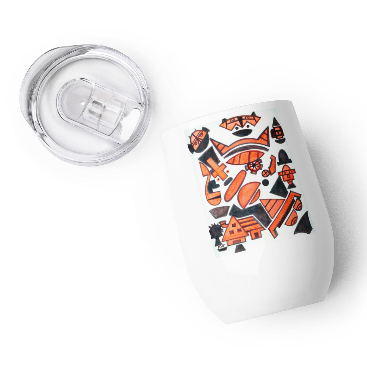 KW Gallery Art & Wine Tumbler 28 - Winter Sunshine Marketplace