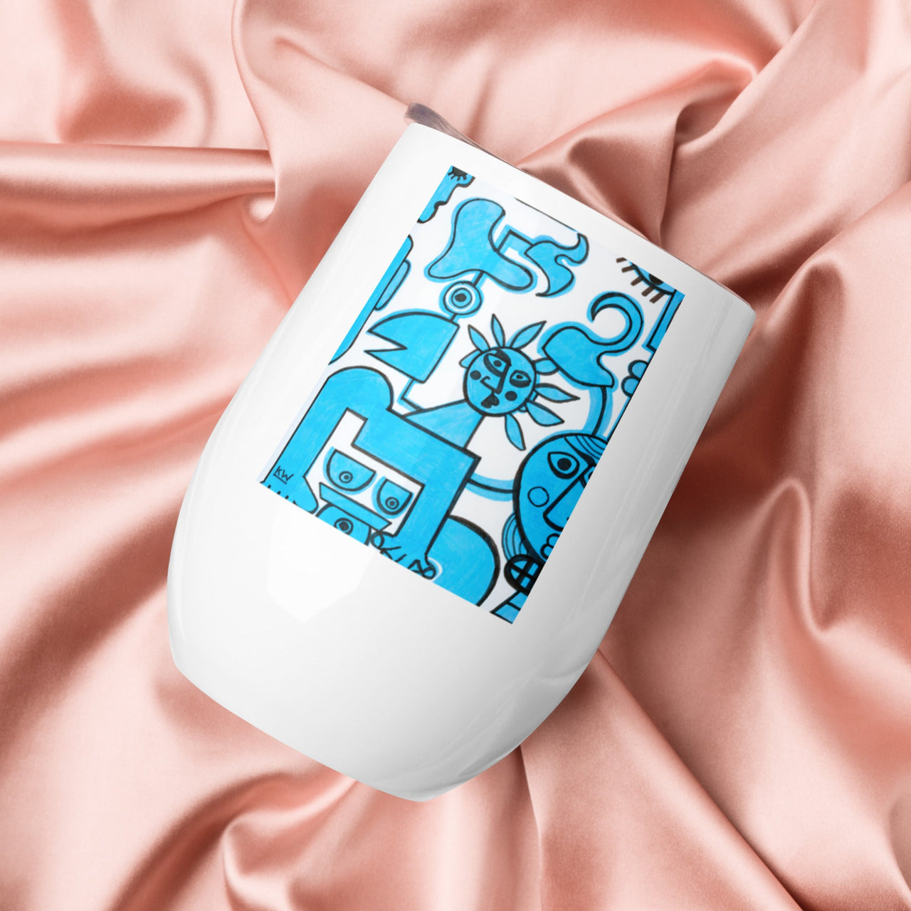 KW Gallery Art & Wine Tumbler 29 - Winter Sunshine Marketplace