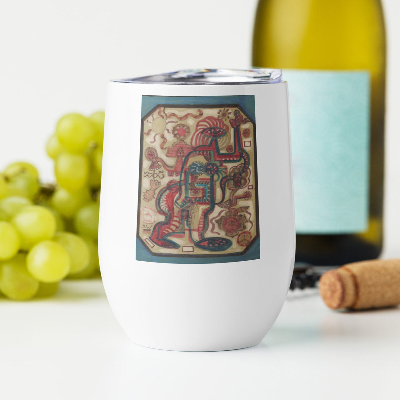 KW Gallery Art & Wine Tumbler 30 - Winter Sunshine Marketplace