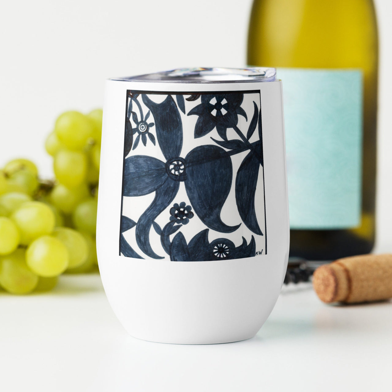 KW Gallery Art & Wine Tumbler 31 - Winter Sunshine Marketplace