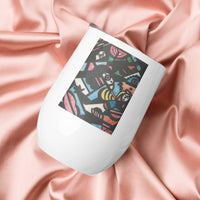 KW Gallery Art & Wine Tumbler 32 - Winter Sunshine Marketplace