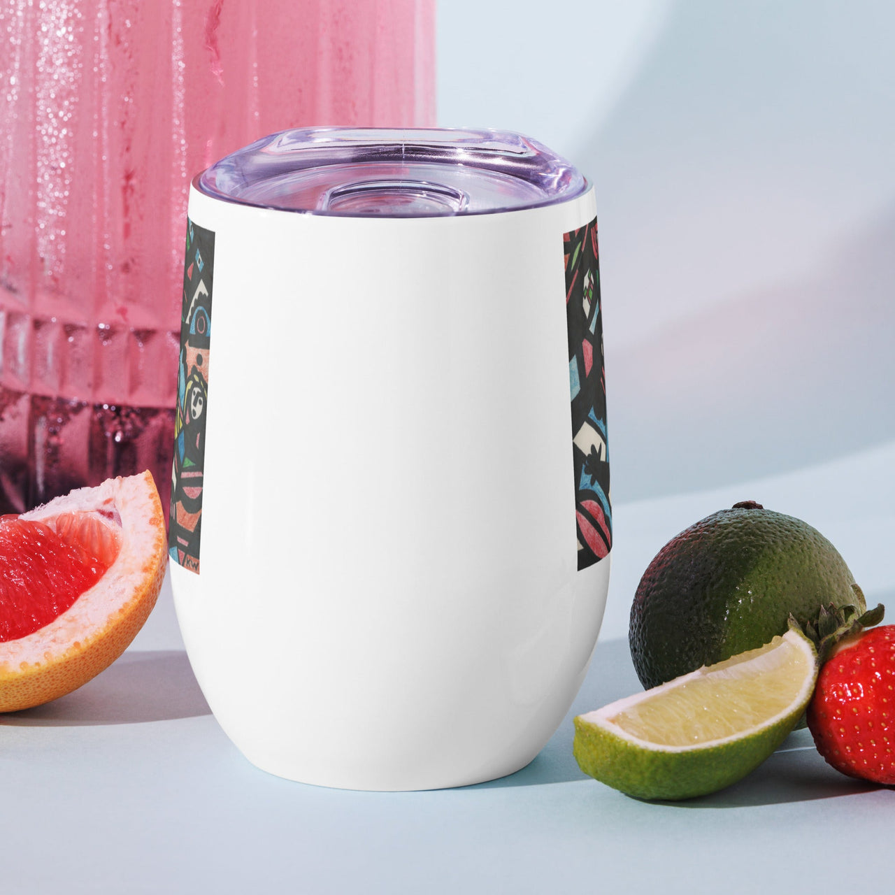 KW Gallery Art & Wine Tumbler 32 - Winter Sunshine Marketplace
