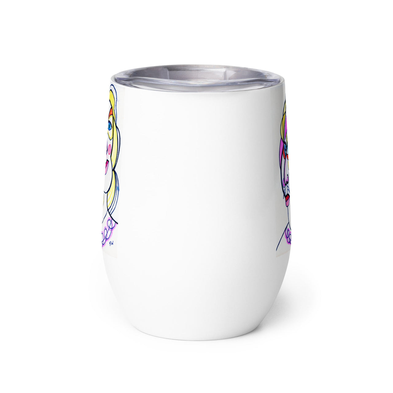 KW Gallery Art & Wine Tumbler 33 - Winter Sunshine Marketplace