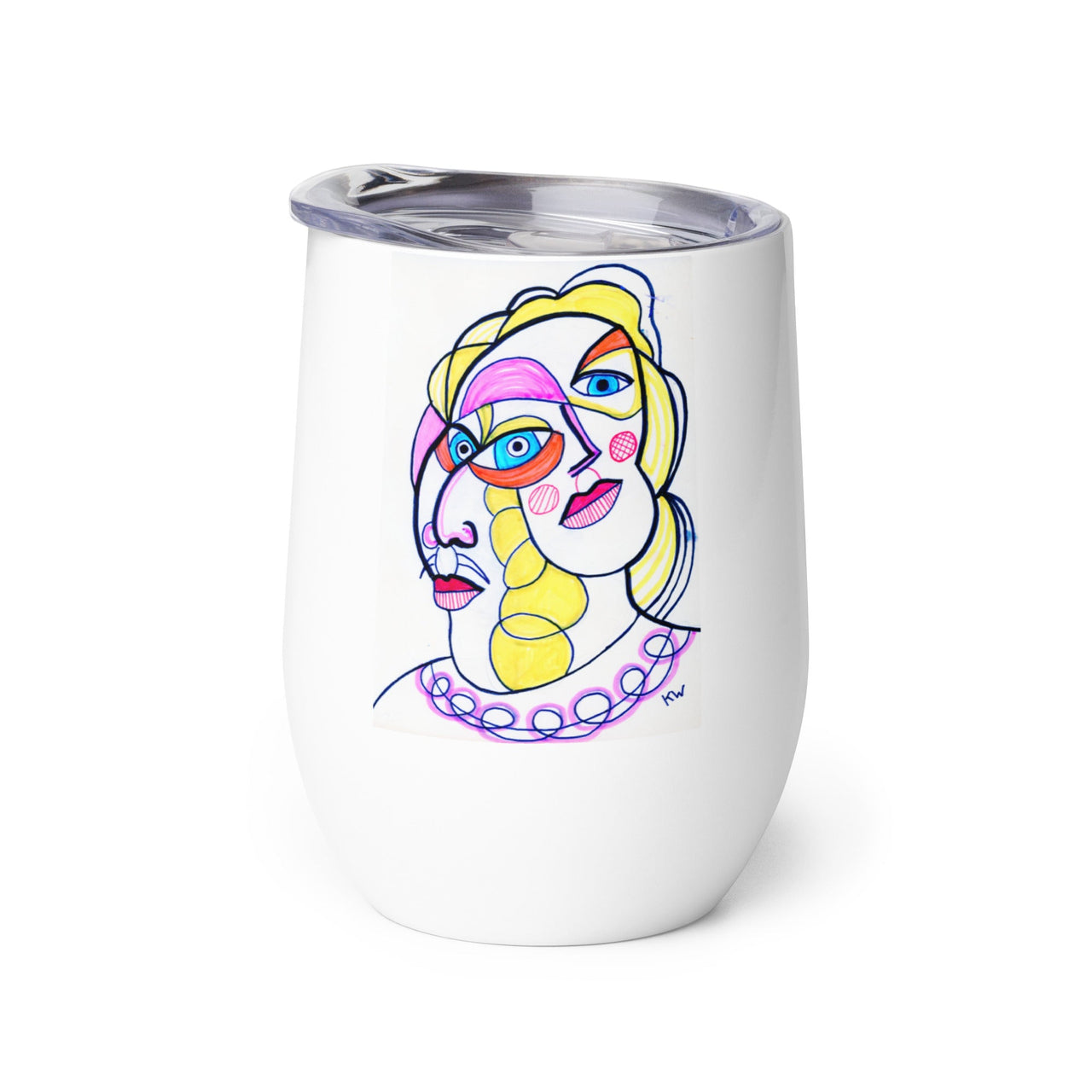 KW Gallery Art & Wine Tumbler 33 - Winter Sunshine Marketplace